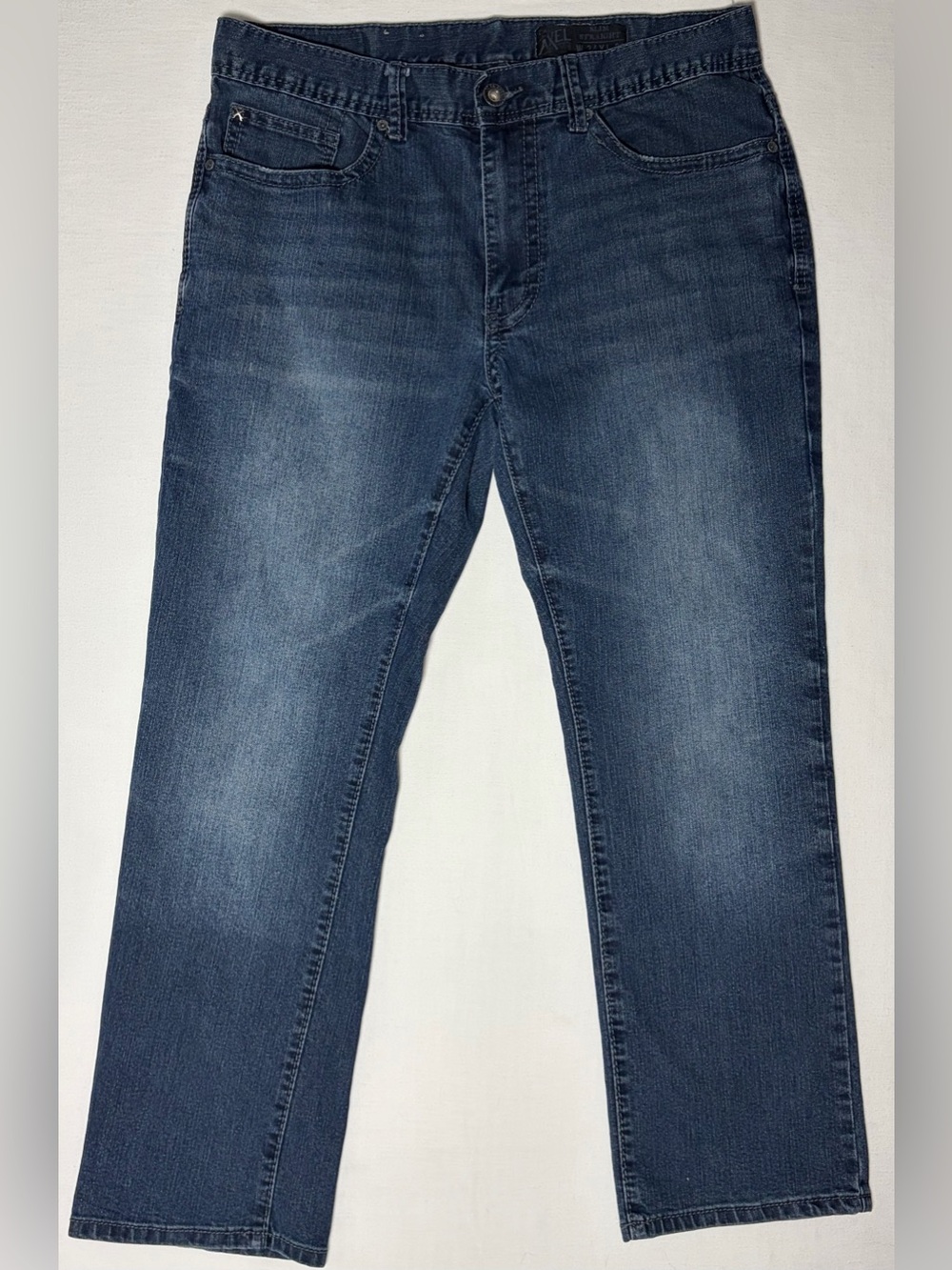 TK Axel Slim Straight Denim Jeans Mens 34x30 Dark Wash Great Condition Fast Ship